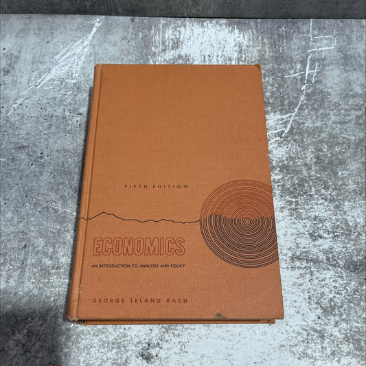 economics an introduction to analysis and policy book, by george leland bach, 1963 Hardcover image 1