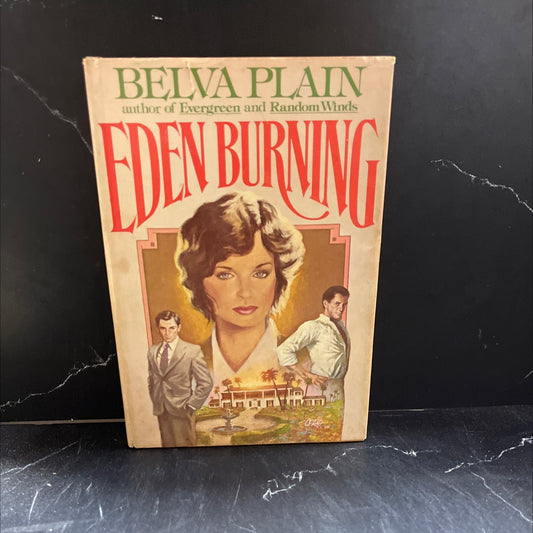 eden burning book, by belva plain, 1982 Hardcover image 1