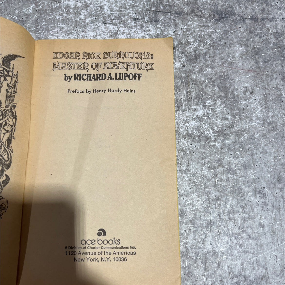 edgar rice burroughs: master of adventure book, by richard a. lupoff, 1968 Paperback image 2