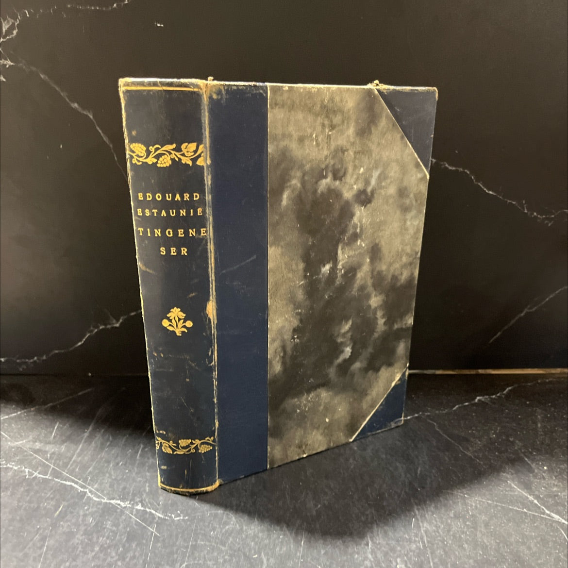 edouard estaunie tingene ser book, by edouard estaunie, 1929 Leather image 1