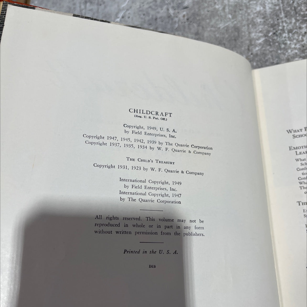 education is not a mere means to life education is life book, by unknown, 1949 Hardcover image 3