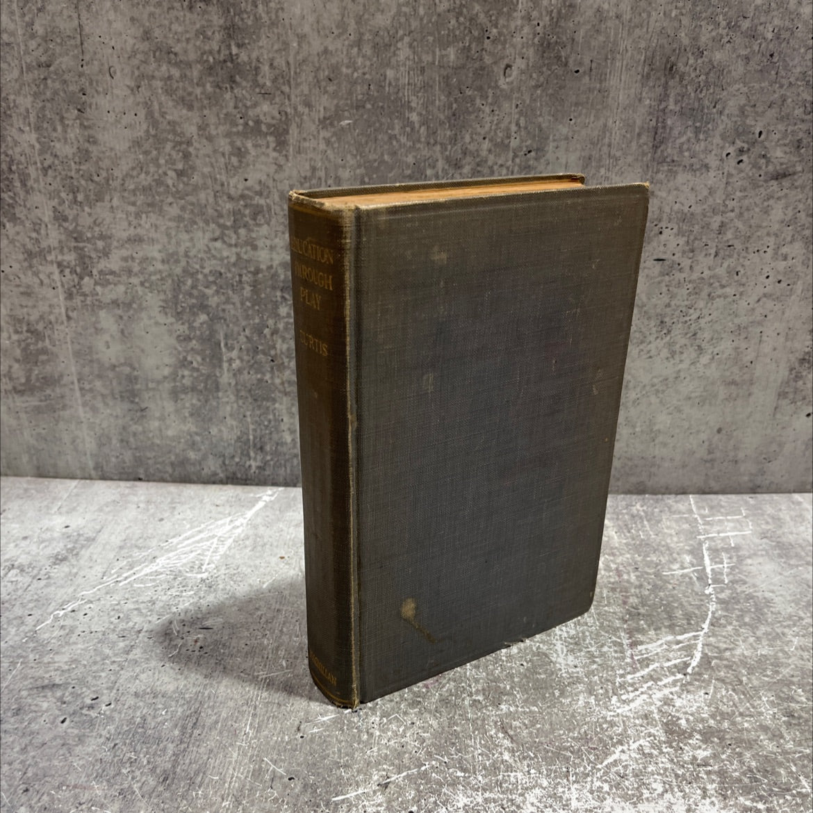 education through play book, by henry s. curtis, 1915 Hardcover image 1