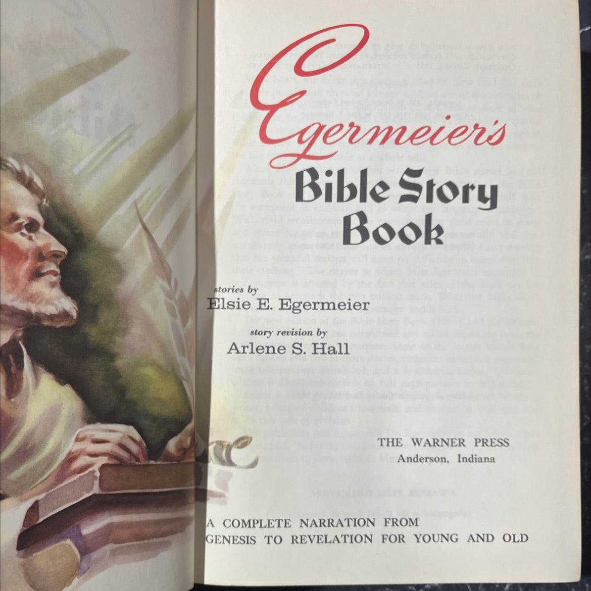 egermeier's bible story book book, by elsie e. egermeier, 1963 Hardcover image 2