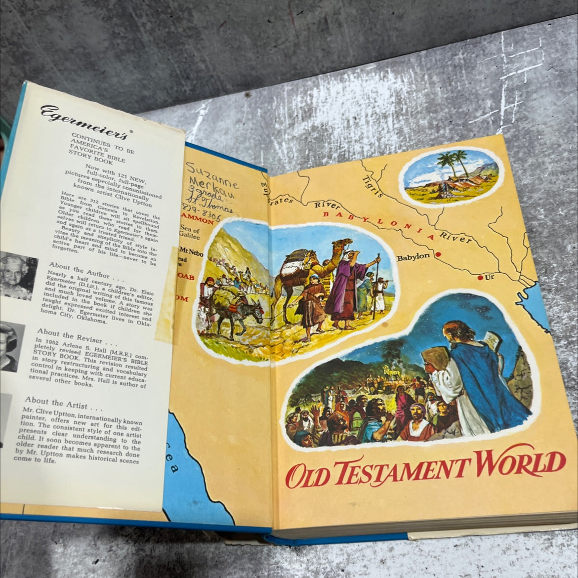 egermeier's bible story book book, by elsie e. egermeier, 1969 Hardcover image 4