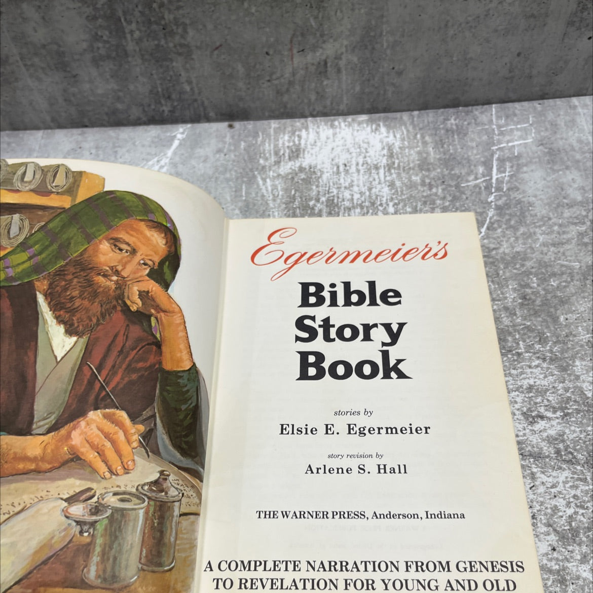 egermeier's bible story book book, by elsie e. egermeier, 1969 Hardcover image 2