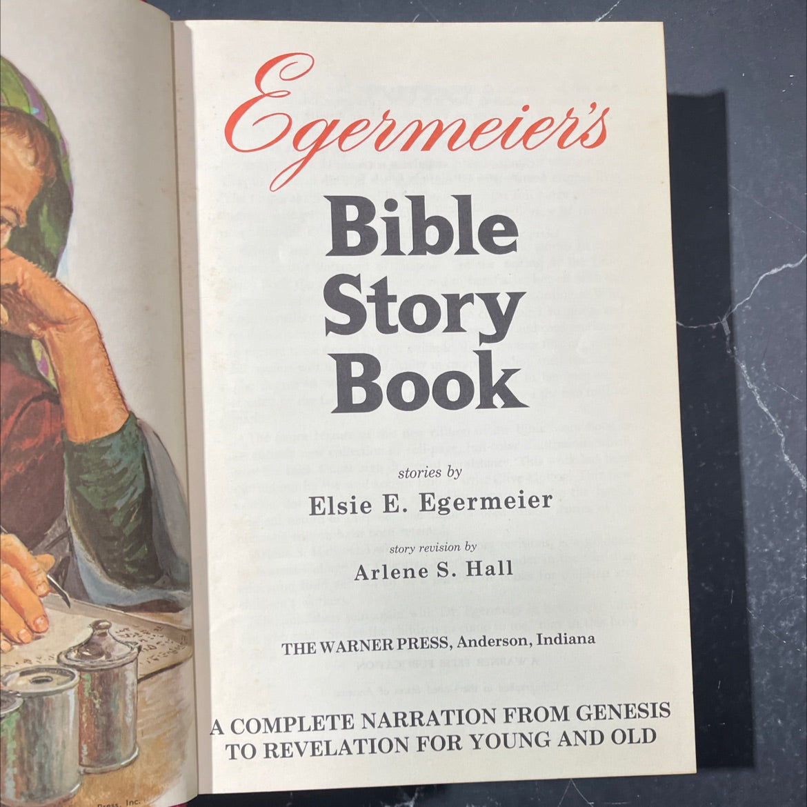 egermeier's bible story book book, by elsie e. egermeier, 1969 Hardcover image 2