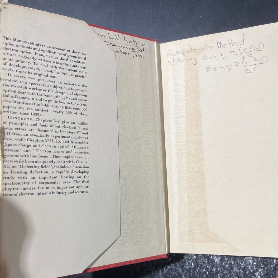 electron optics book, by o. klempereer, 1953 Hardcover image 4