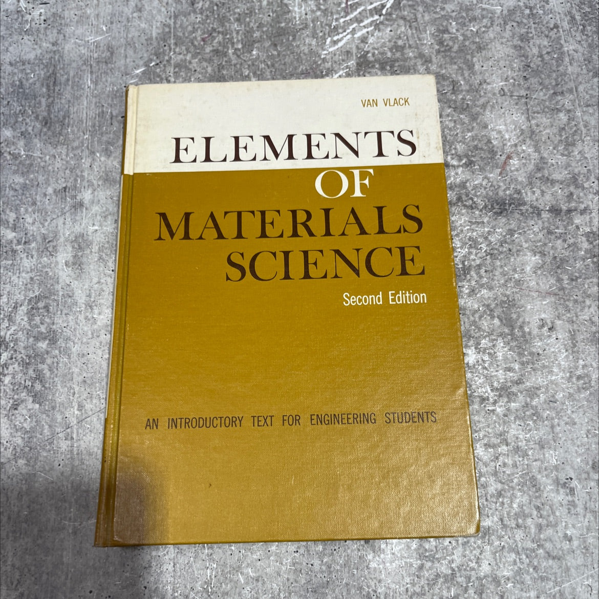 elements of etallurgy materials science an introductory text for engineering students book, by lawrence h. van vlack, image 1