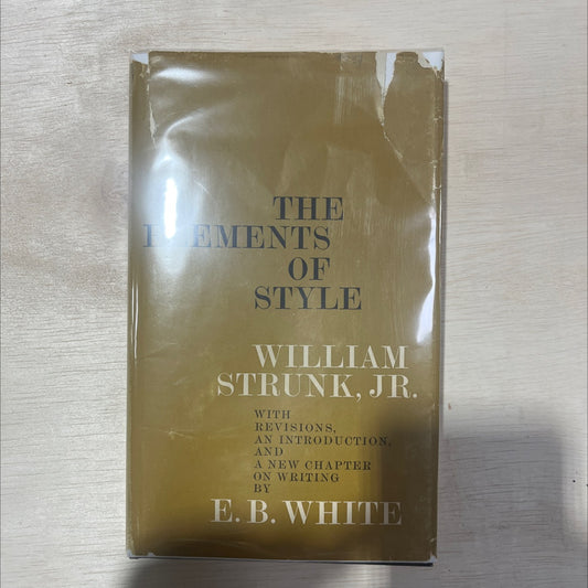 elements of style book, by william strunk jr, 1959 Hardcover, Vintage image 1