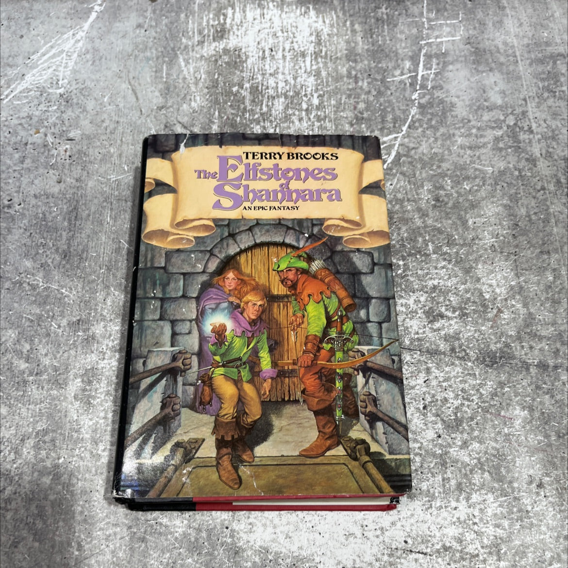 elfstones shannara book, by terry brooks, 1982 Hardcover image 1