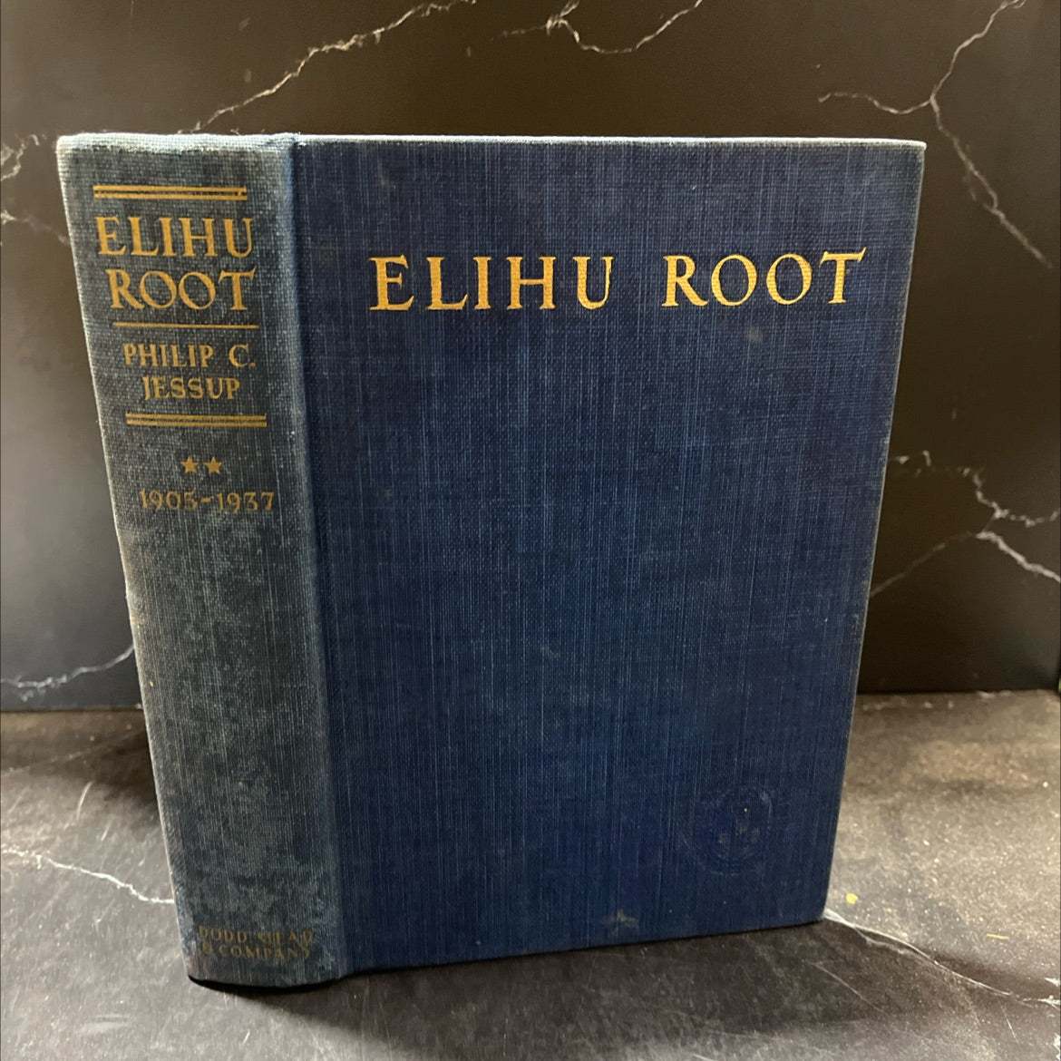 elihu root book, by philip c. jessup, 1938 Hardcover image 1