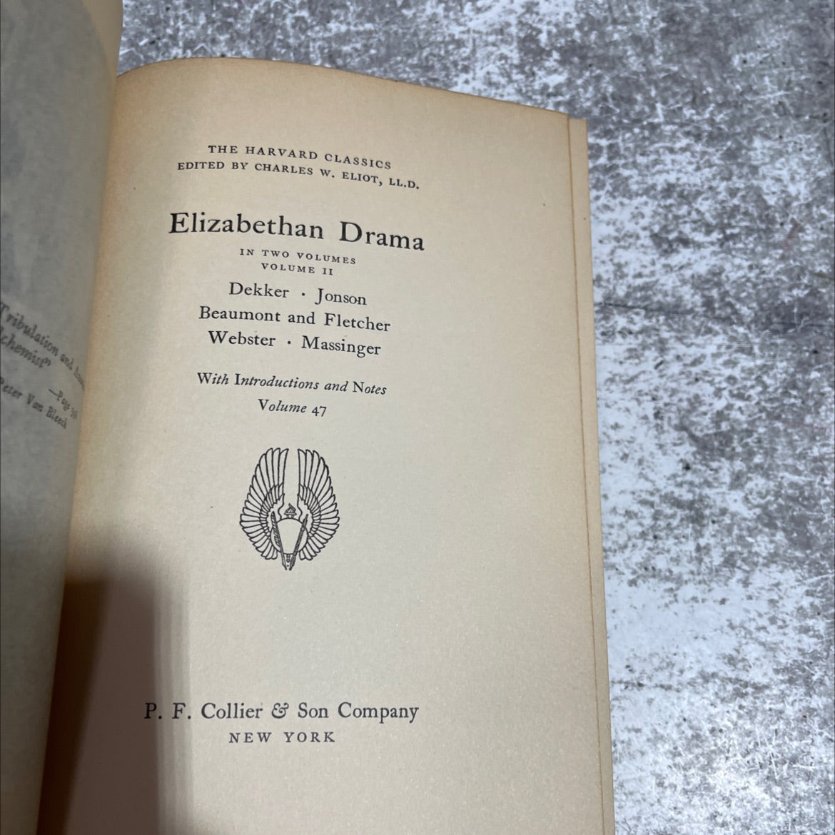 elizabethan drama in two volumes volume ii book, by multiple authors (Dekker, Jonson, Beaumont, Fletcher, Webster, image 2