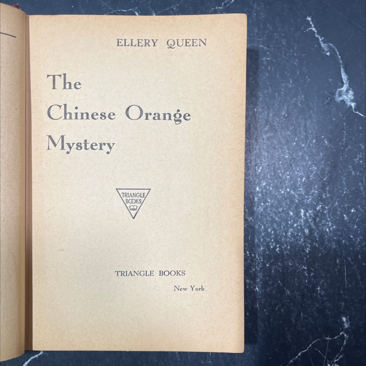 ellery queen chinese orange mystery book, by ellery queen, 1941 Hardcover image 2