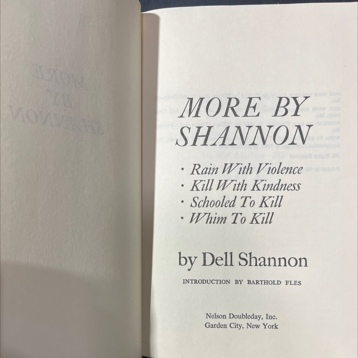 elmon mo more book, by shannon, 1971 Hardcover image 2