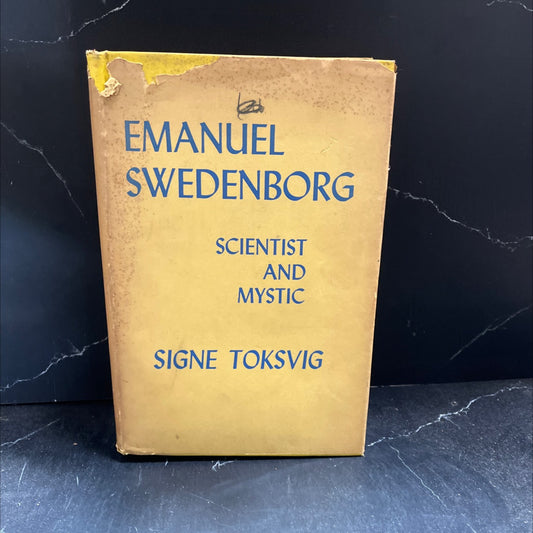 SIGNED emanuel swedenborg scientist and mystic book, by signe toksvig, 1948 Hardcover, First Edition image 1