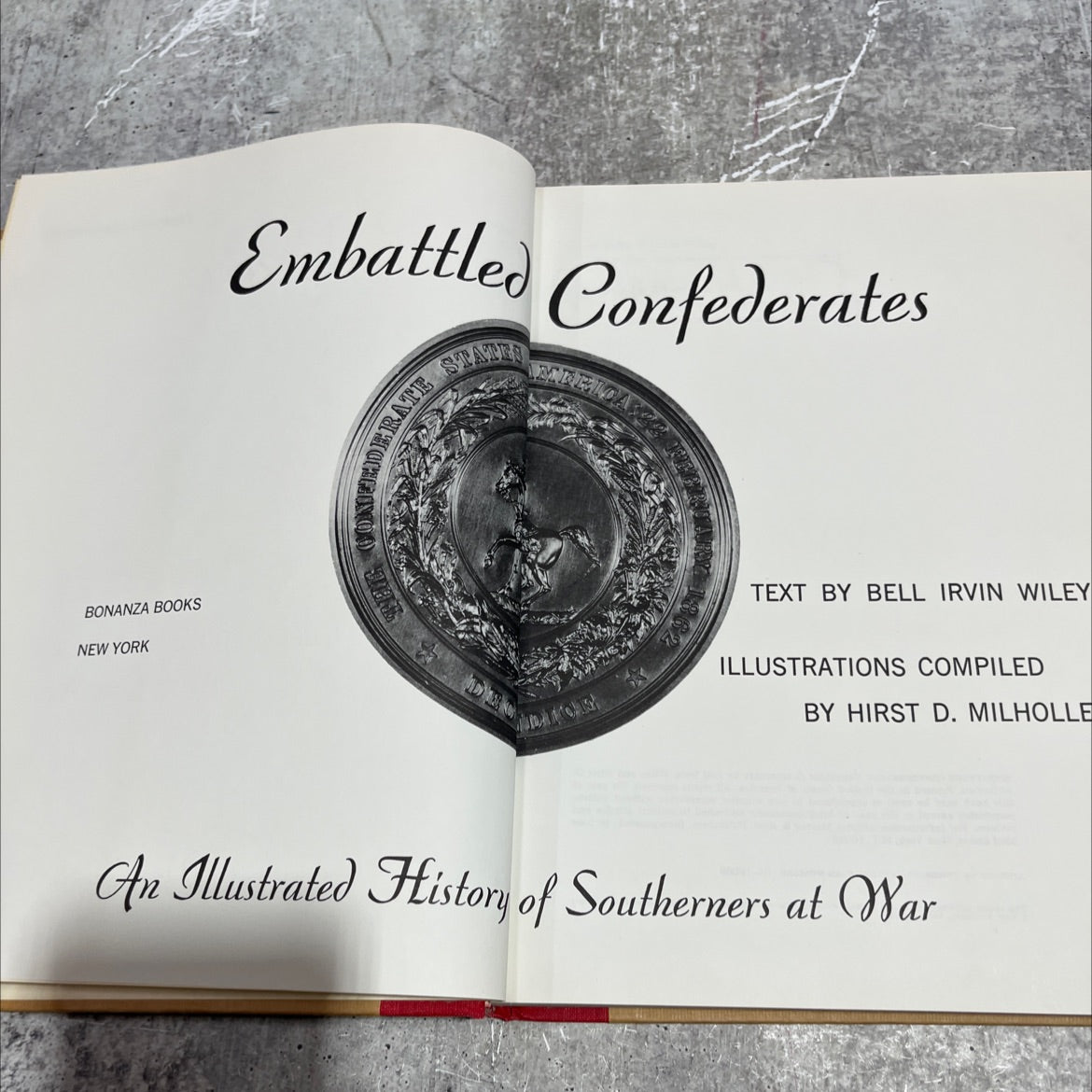 embattled confederates book, by bell irvin wiley, 1964 Hardcover image 2