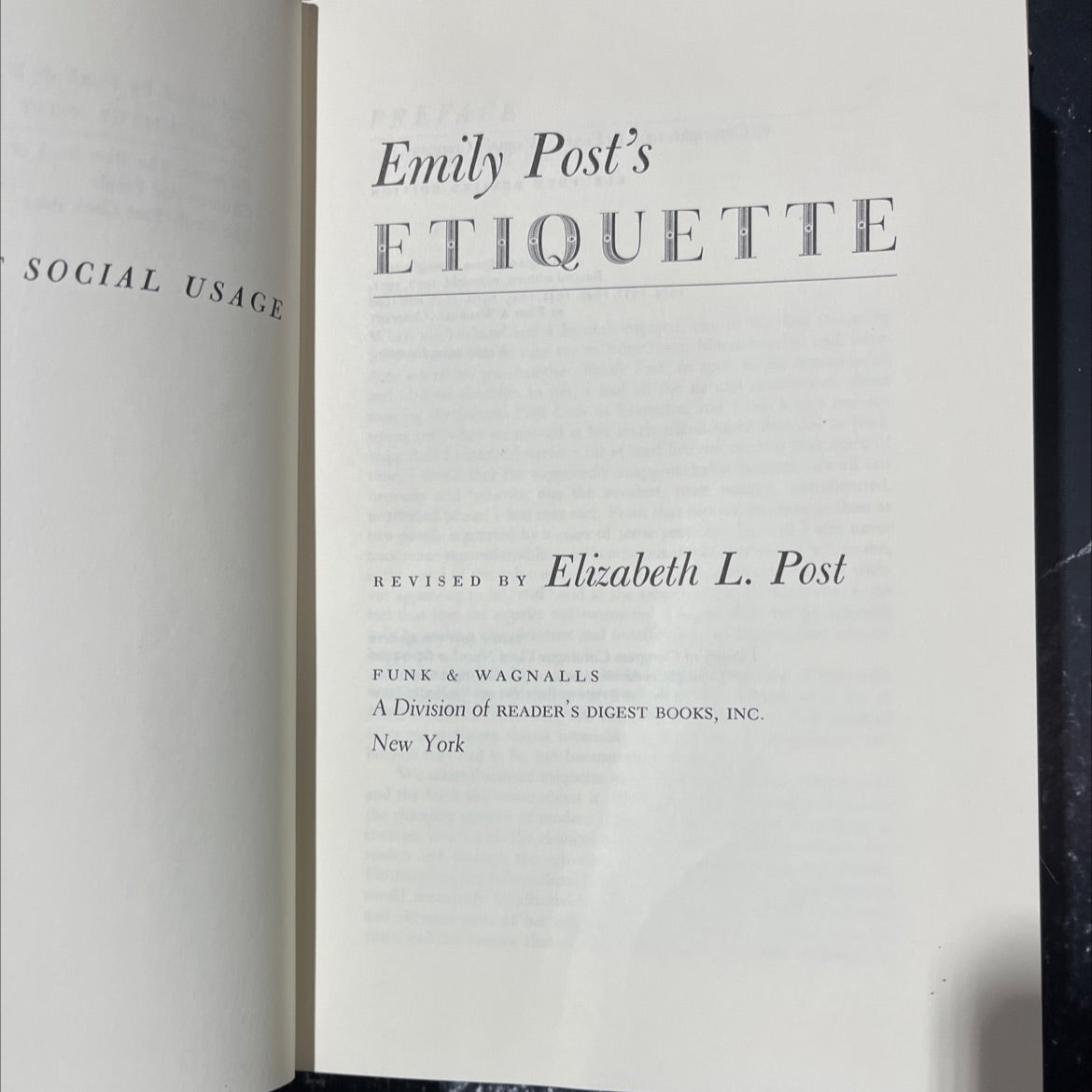 emily post's etiquette book, by elizabeth l. post, 1965 Hardcover image 2