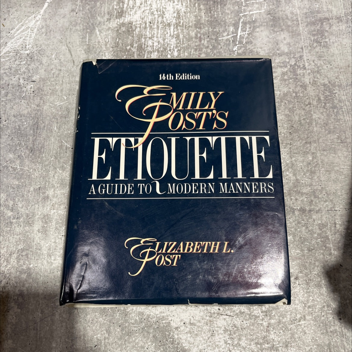 emily post's etiquette book, by emily post, 1984 Hardcover image 1