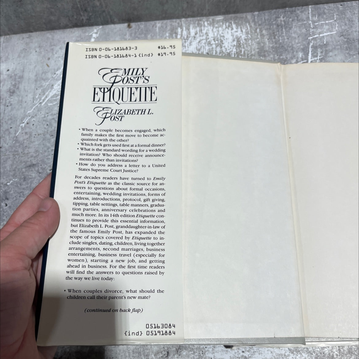 emily post's etiquette book, by emily post, 1984 Hardcover image 4