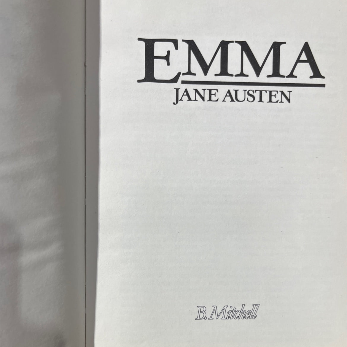 emma book, by jane austen, 1984 Hardcover image 2