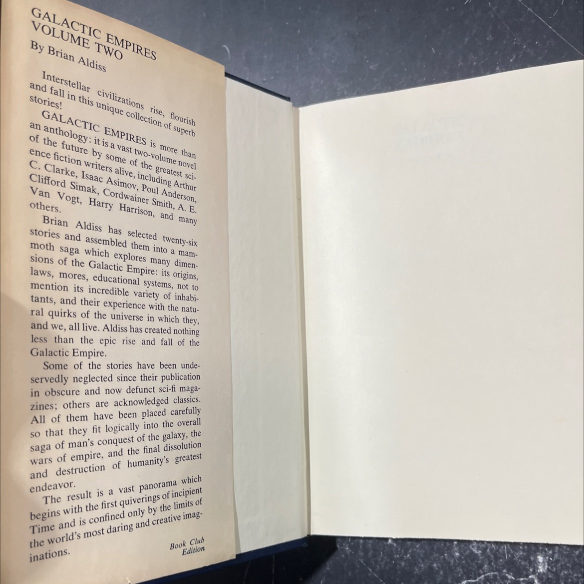 empires volume i galactic empires volume ii book, by brian w. aldiss, 1976 Hardcover image 4