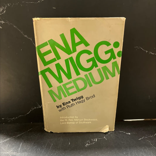 ena twigg: medium book, by Ena Twigg, Ruth Hagy Brod, 1972 Hardcover image 1