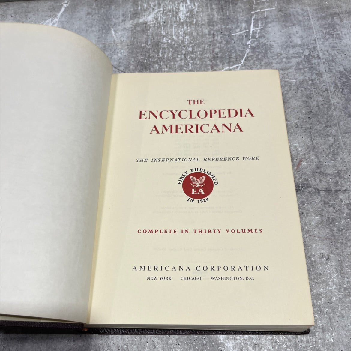 encyclopedia americana book, by americana corporation, 1960 Hardcover image 2