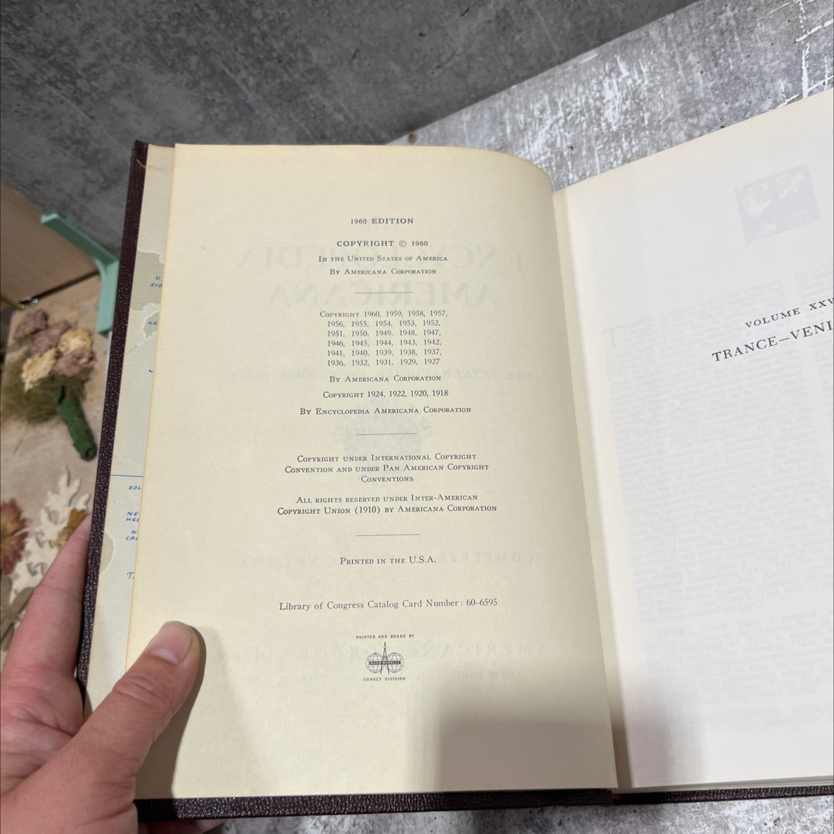 encyclopedia americana book, by unknown, 1960 Hardcover image 3