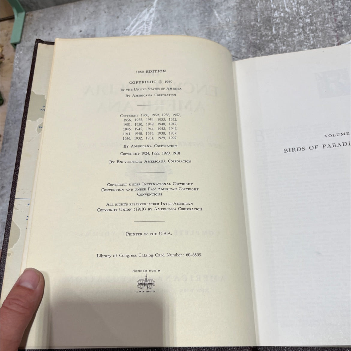 encyclopedia americana book, by americana corporation, 1960 Hardcover image 3