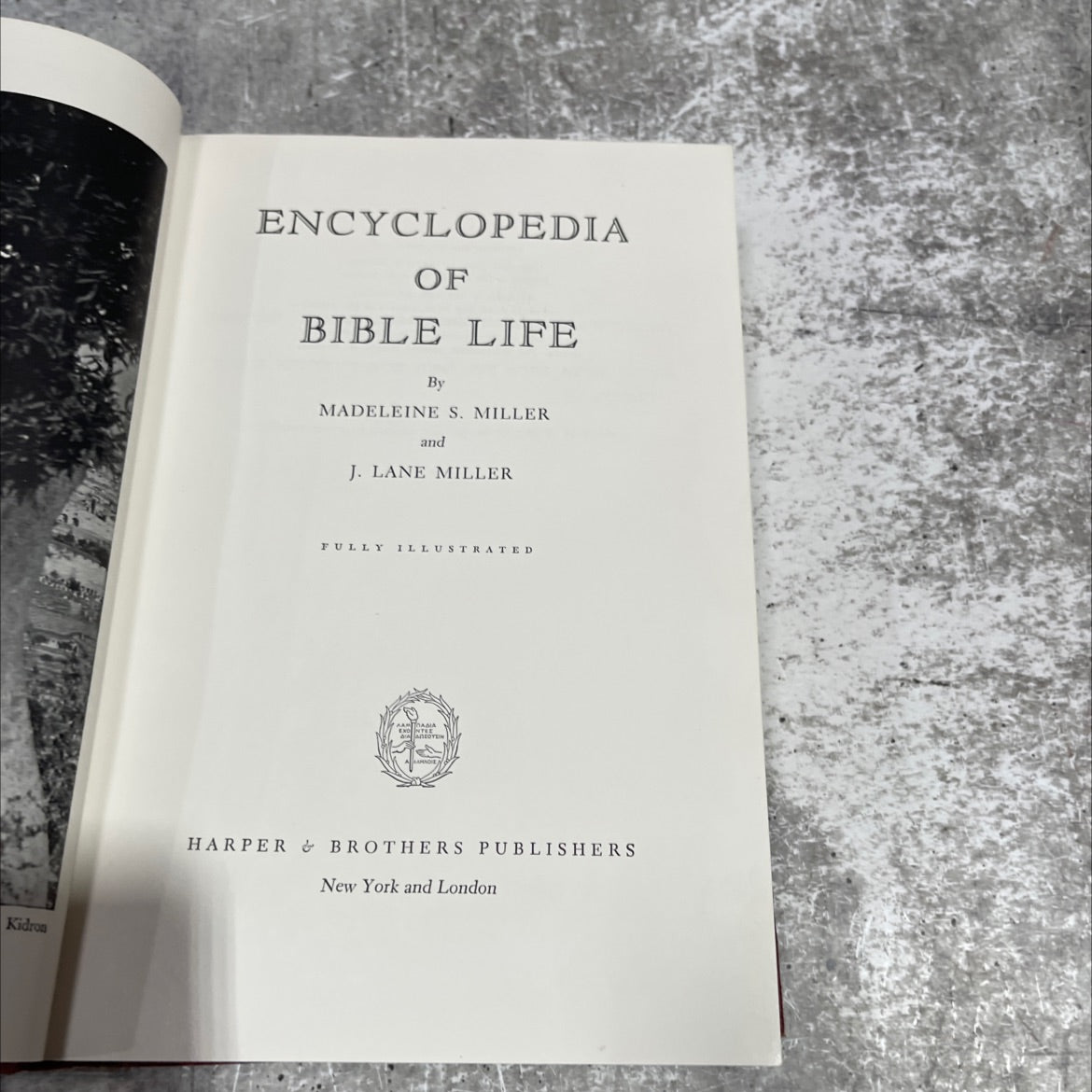 encyclopedia of bible life book, by madeleine s. miller and j. lane miller, 1944 Hardcover image 2