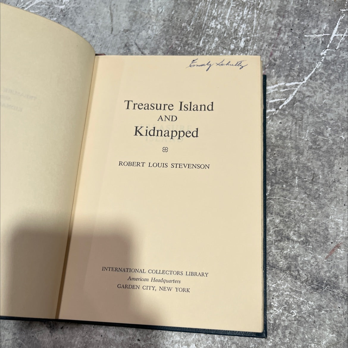 enely sabulty treasure island and kidnapped book, by robert louis stevenson, 1988 Hardcover image 2