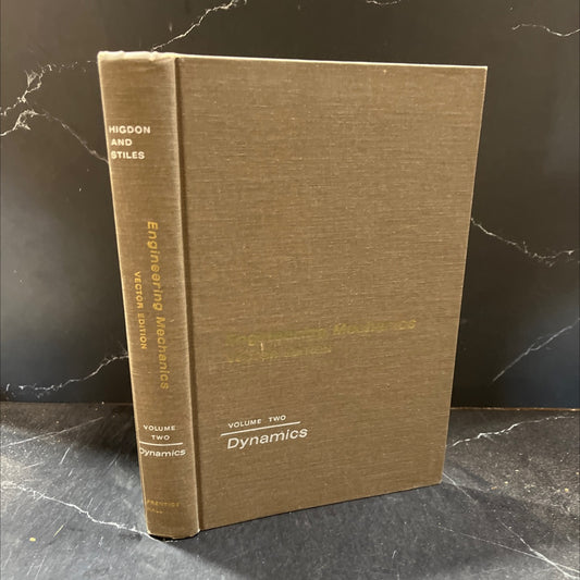 engineering mechanics vector edition volume ii: dynamics book, by archie higdon, william b. stiles, 1962 Hardcover image 1