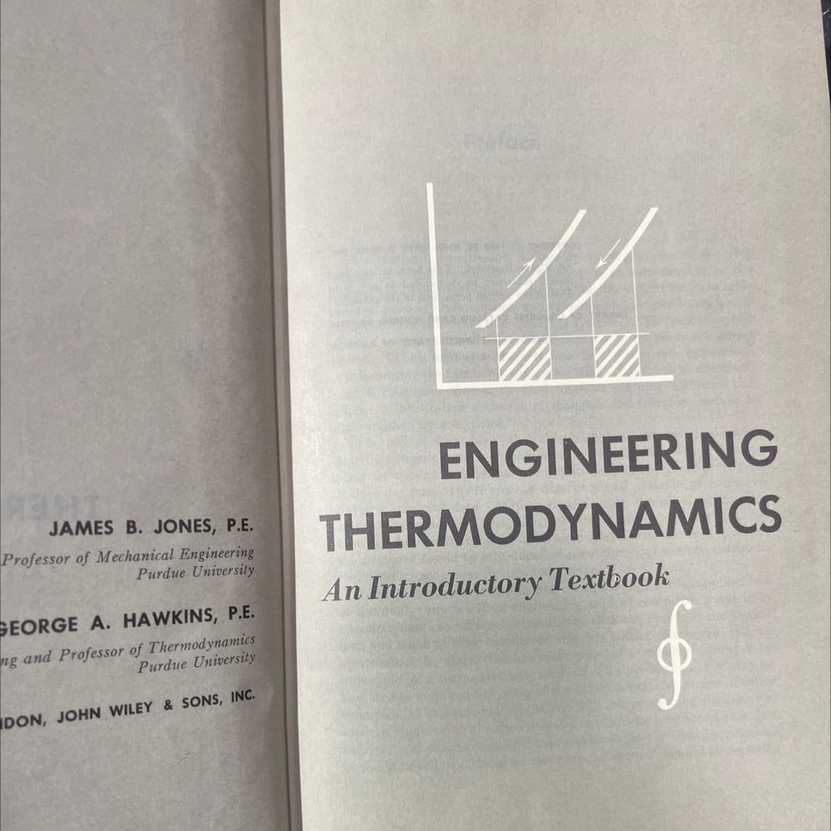 engineering thermodynamics an introductory textbook book, by james b. jones, p.e. and george a. hawkins, p.e., 1960 image 2