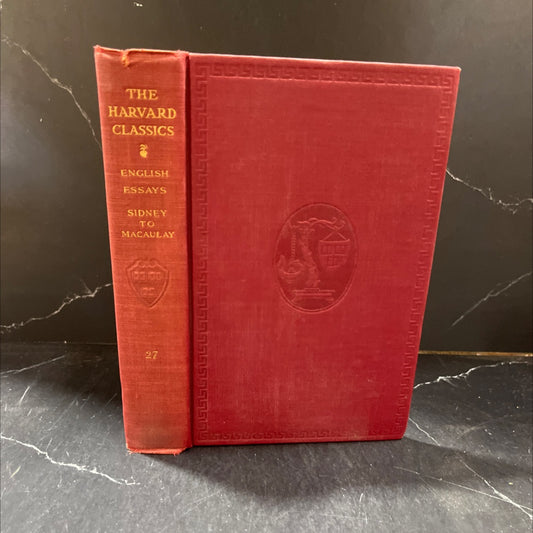 english essays from sir philip sidney to macaulay book, by charles w eliot, 1910 Hardcover image 1