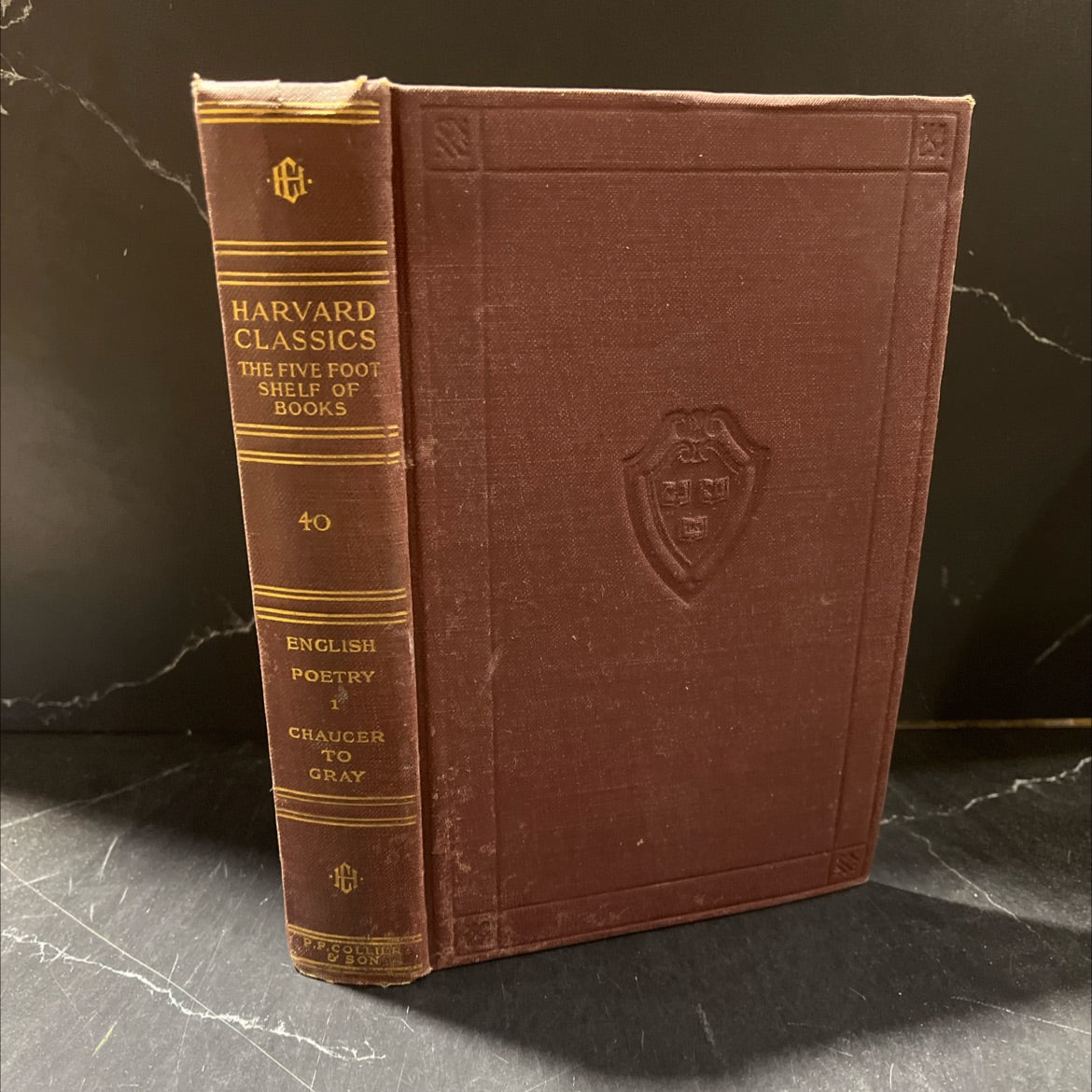 english poetry from chaucer to gray book, by unknown, 1910 Hardcover image 1