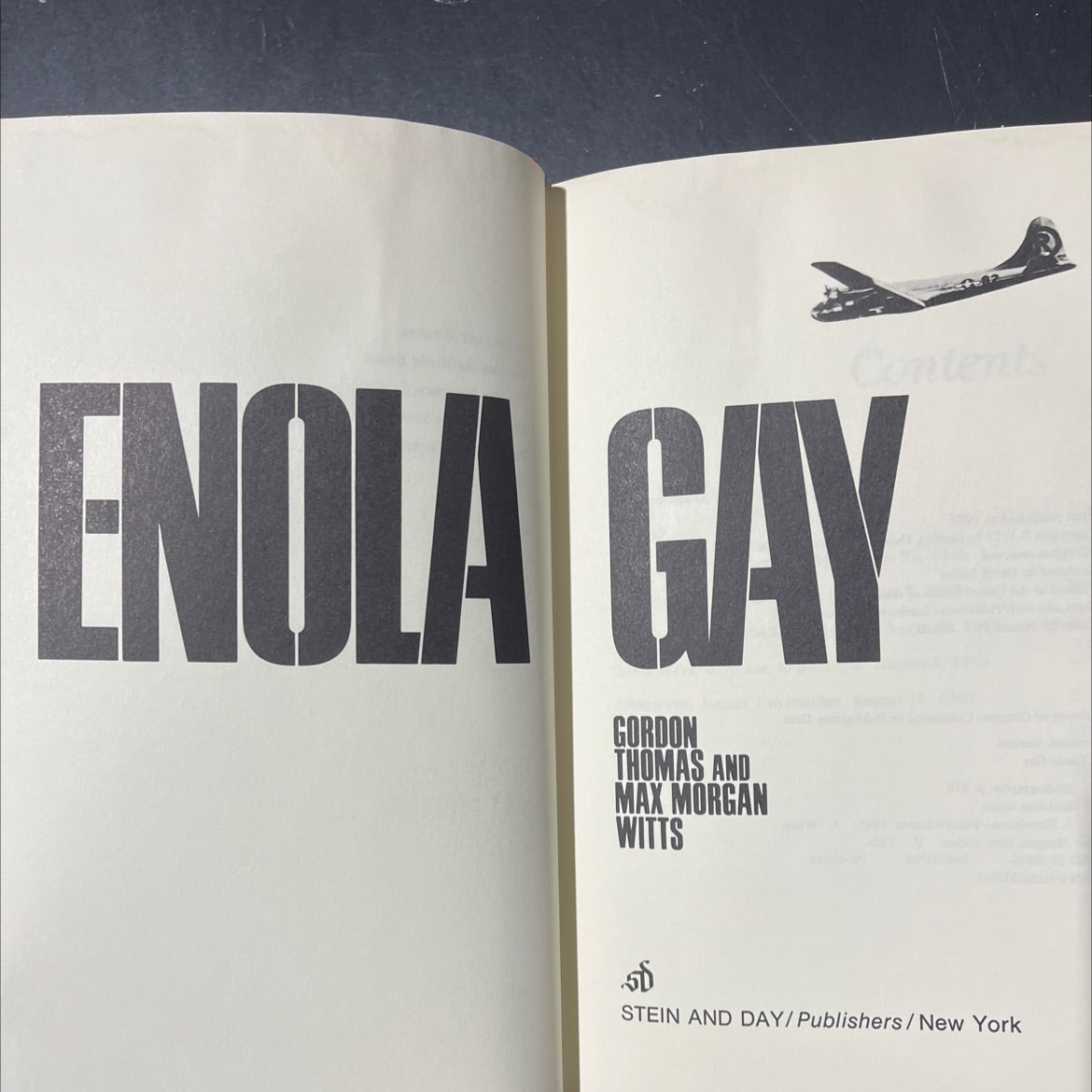 enola gay book, by gordon thomas and max morgan witts, 1977 Hardcover image 2