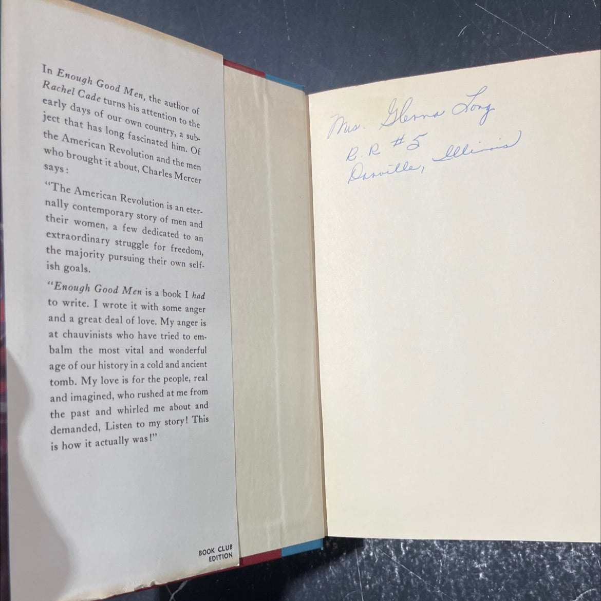 enough good men book, by charles mercer, 1960 Hardcover image 4