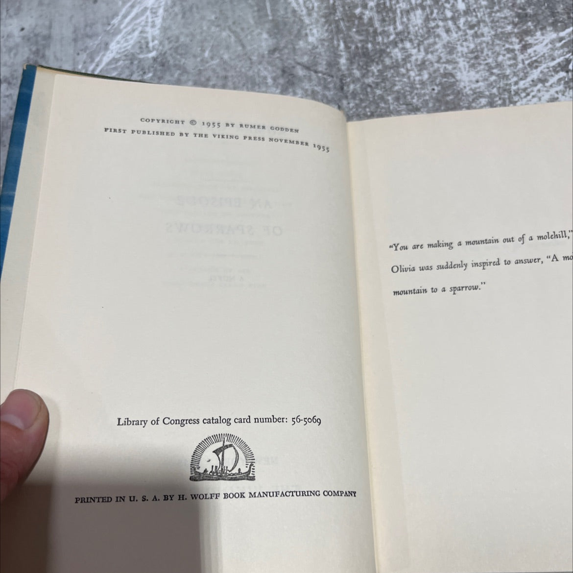 episode of sparrows book, by rumer godden, 1955 Hardcover image 3