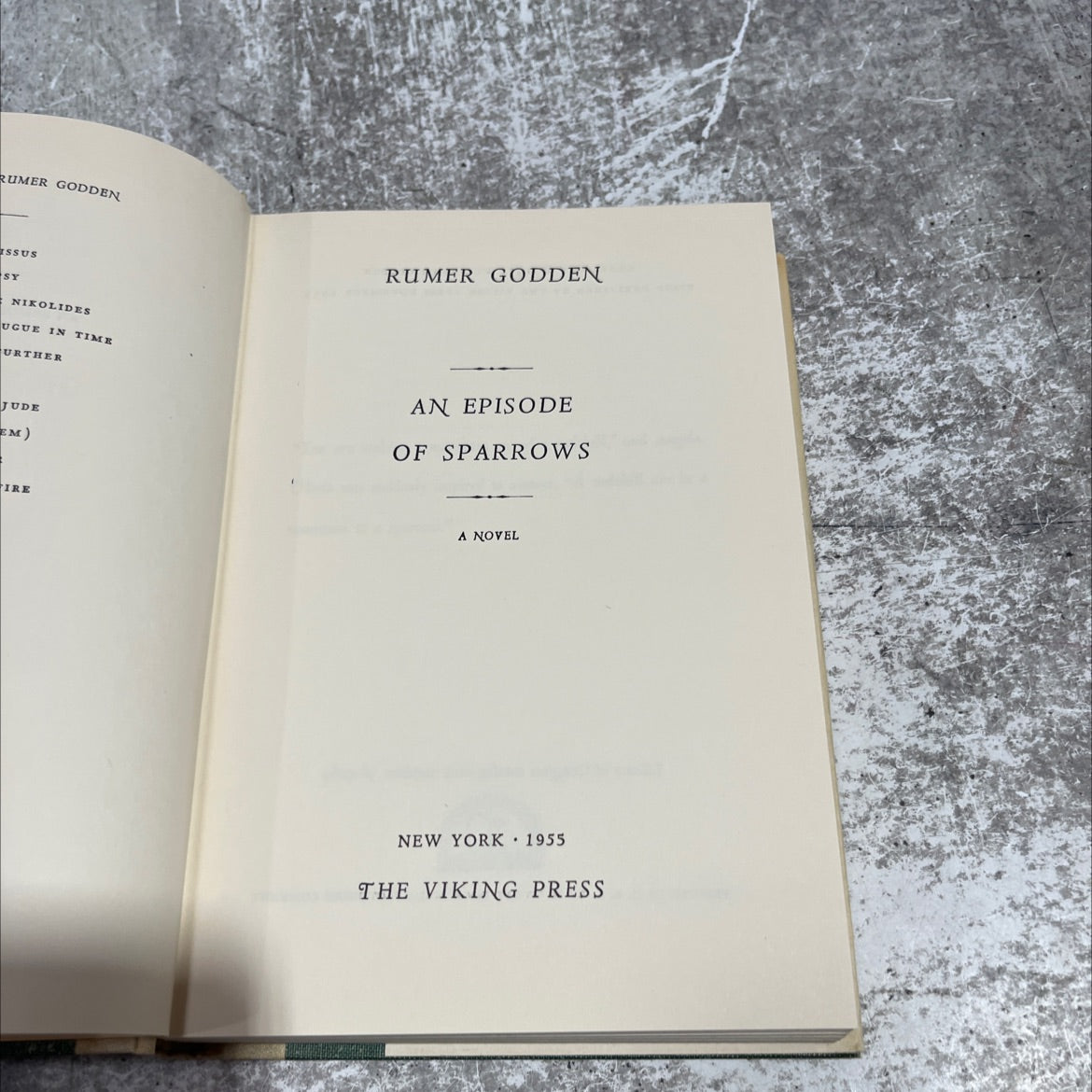 episode of sparrows book, by rumer godden, 1955 Hardcover image 2