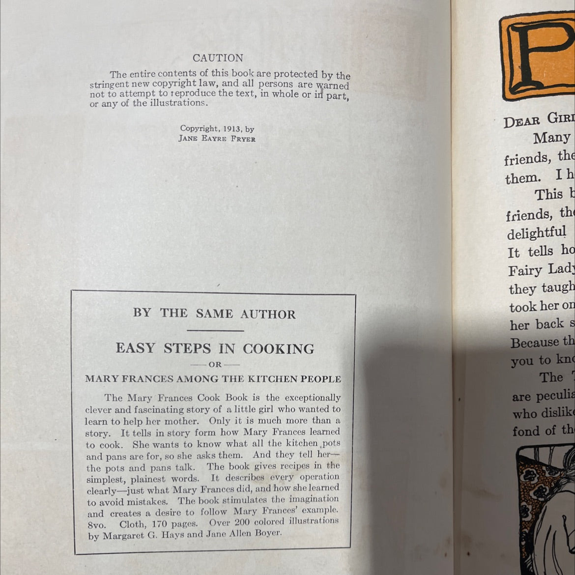 er easy steps in sewing for big and little girls or mary frances among the thimble people book, by jane eayre fryer, image 3