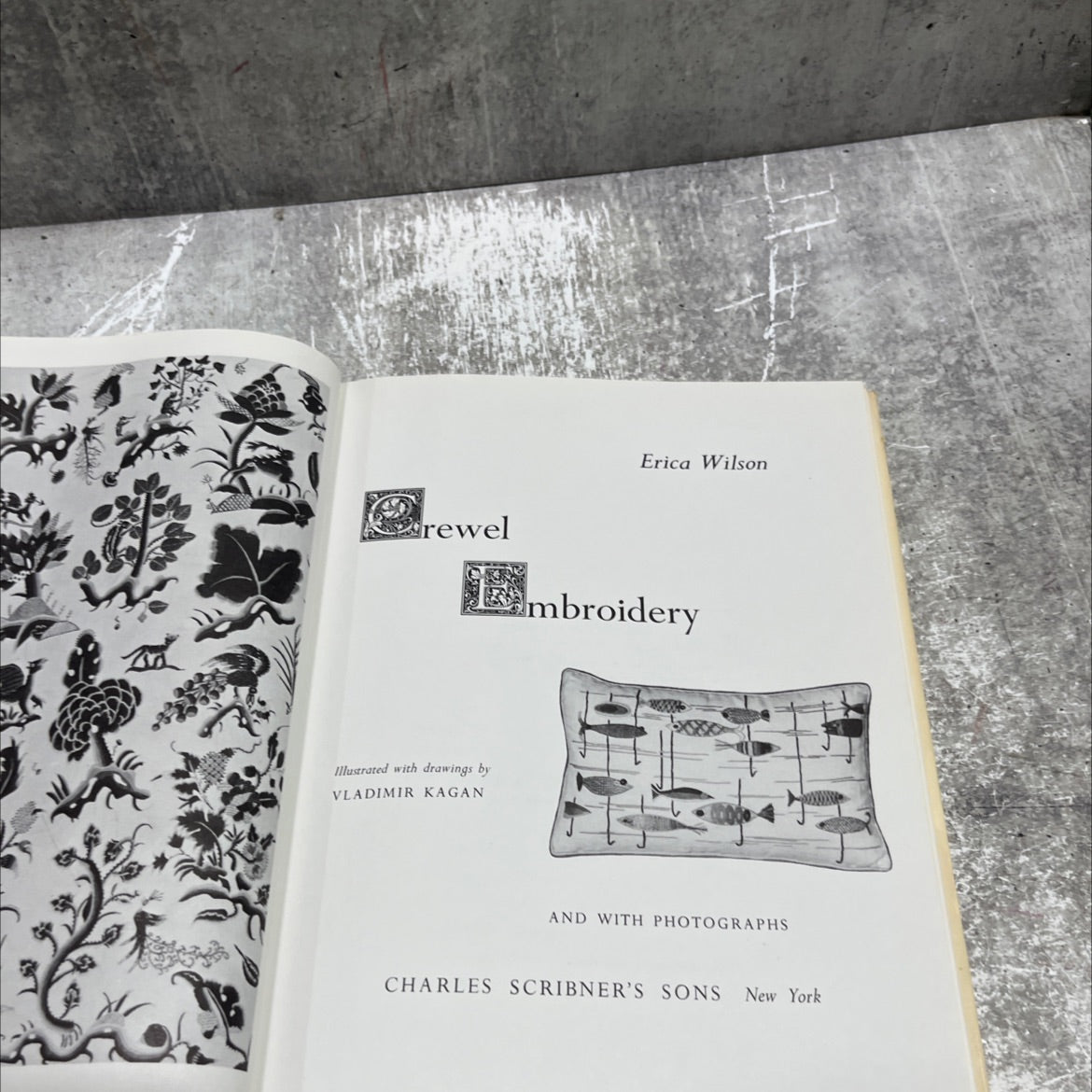 erica wilson krewel embroidery illustrated book, by erica wilson kagan, 1962 Hardcover image 2
