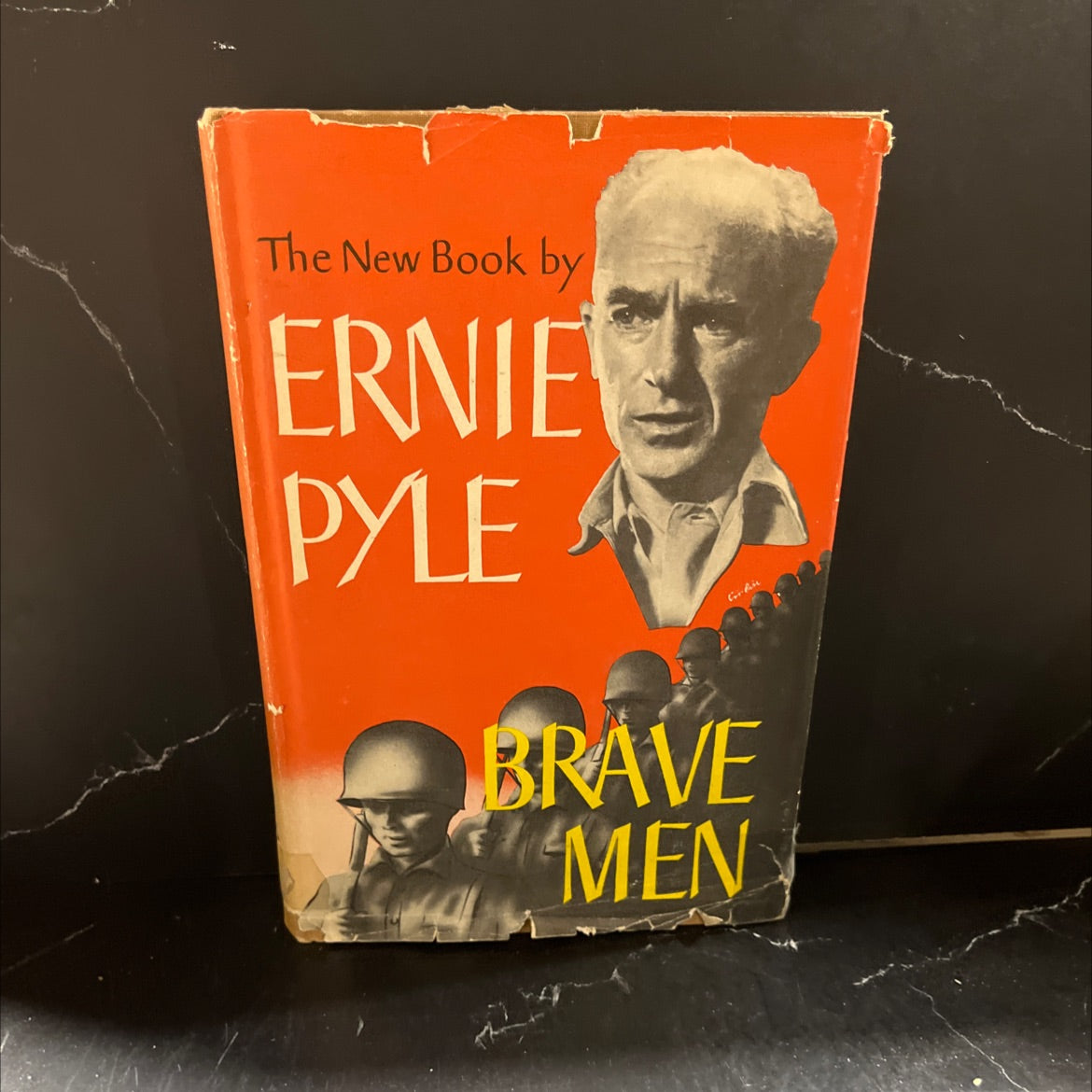 ernie pyle brave men book, by ernie pyle, 1944 Hardcover image 1