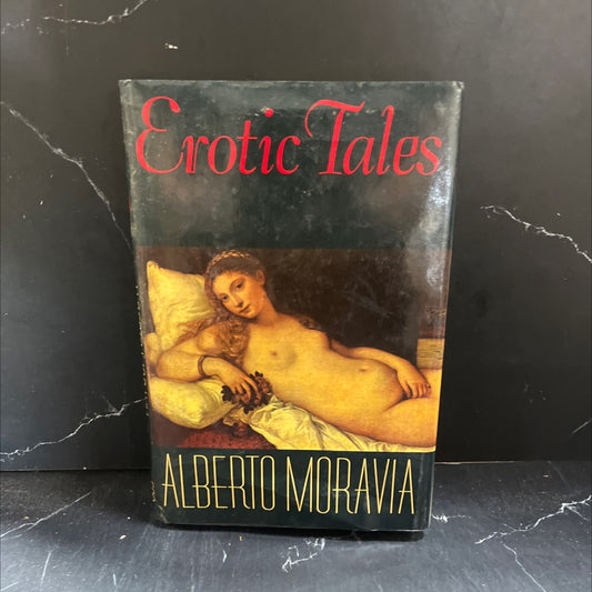 erotic tales book, by alberto moravia, 1986 Hardcover image 1