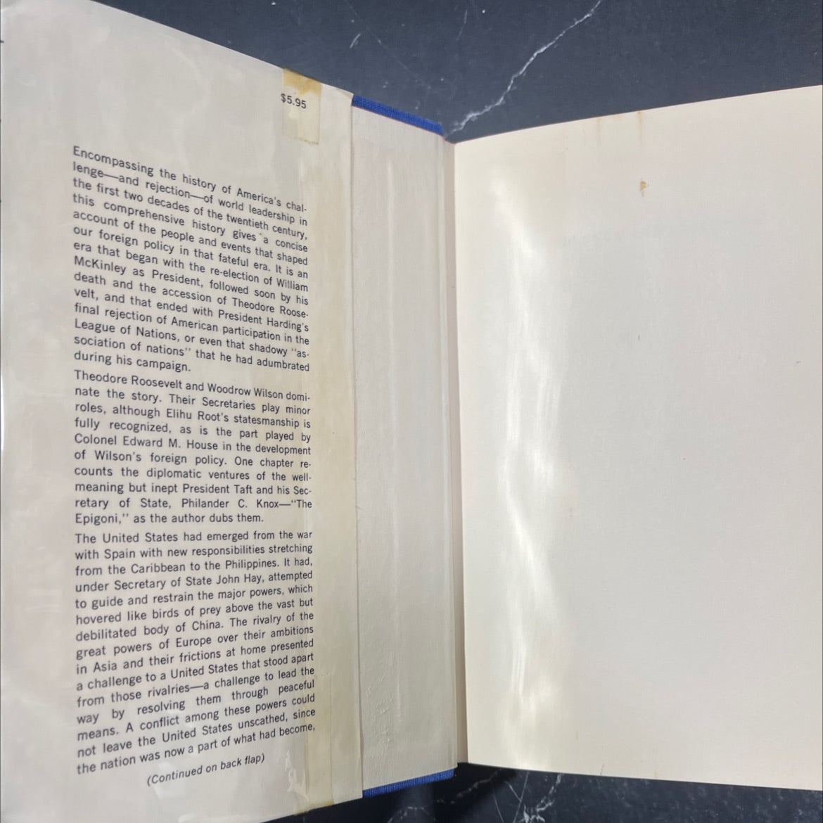 es challenge and rejection the united states and world leadership, 1900-1921 book, by julius w. pratt, 1967 Hardcover image 4