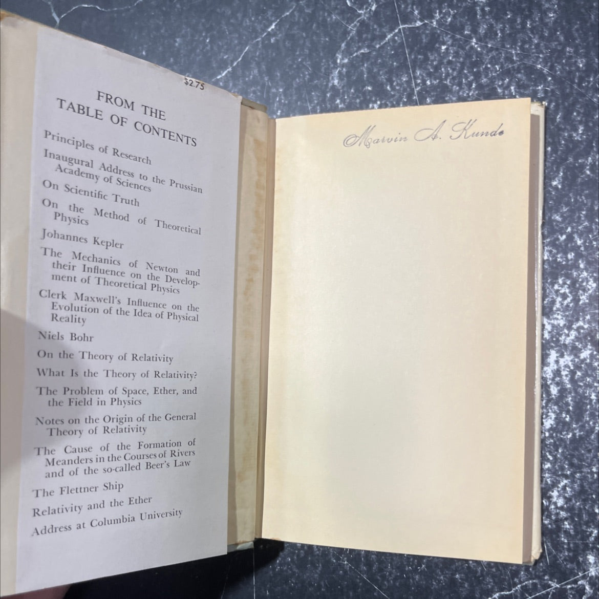 essays in science book, by albert einstein, 1934 Hardcover image 4