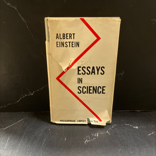 essays in science book, by albert einstein, 1934 Hardcover image 1