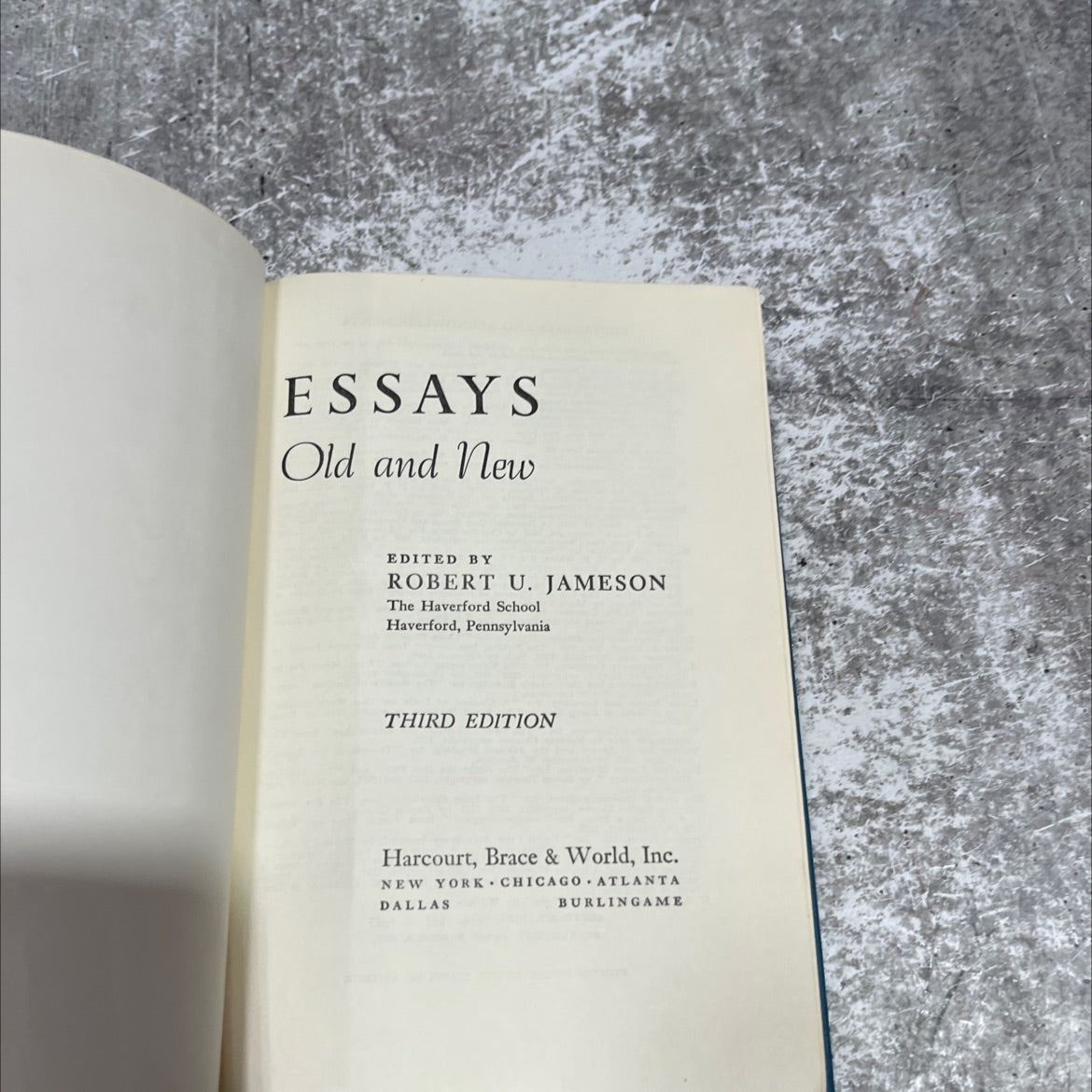 essays old and new book, by various, 1957 Hardcover image 2