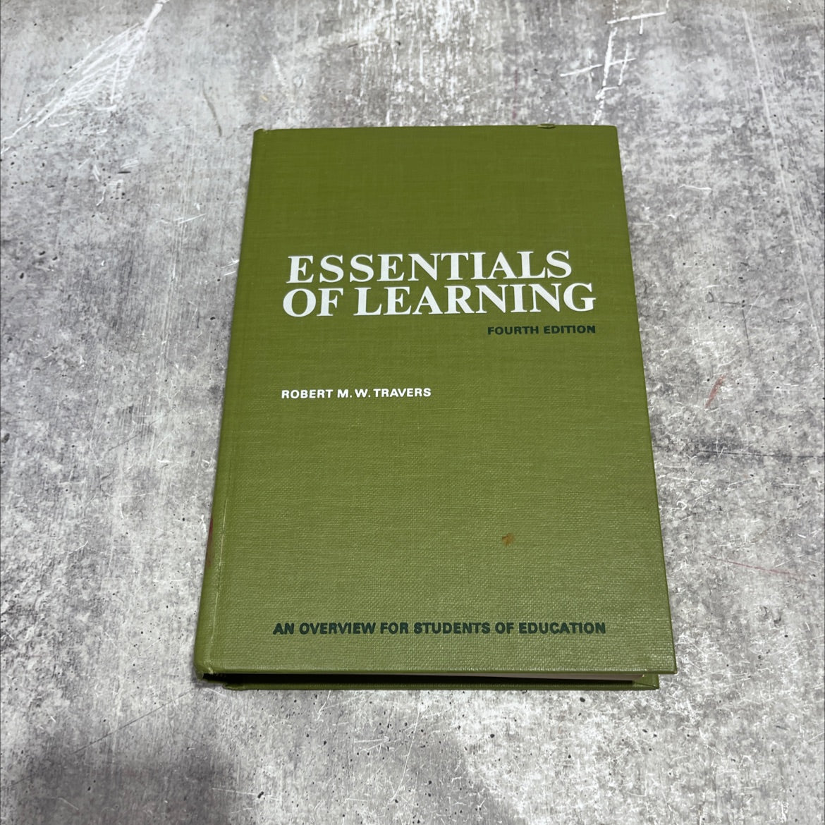 essentials of learning book, by Robert M. W. Travers, 1977 Hardcover image 1