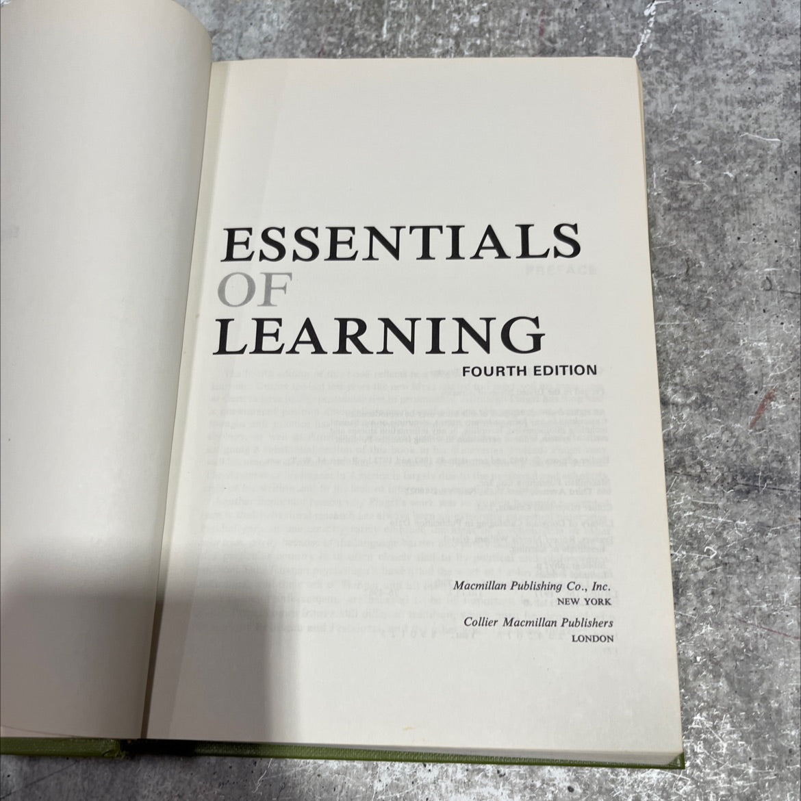 essentials of learning book, by Robert M. W. Travers, 1977 Hardcover image 2