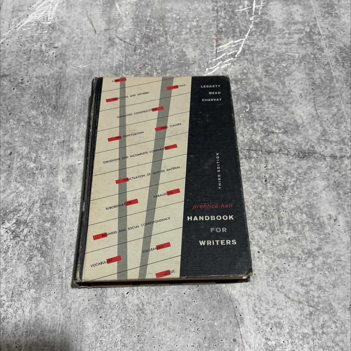 ett prentice hall ad third edition vat handbook for writers book, by leggett, mead, and charvat, 1960 Hardcover image 1
